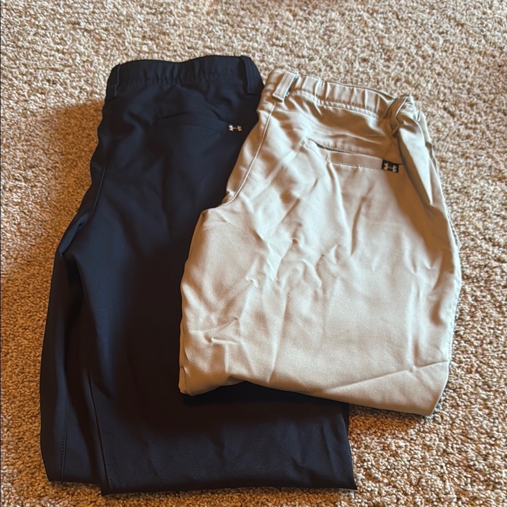 Under Armour Black and Tan Pants Set